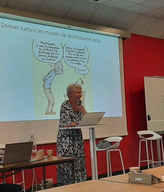 🎬 Clap de fin pour deux années de recherche-action collaborative sur la Conception Universelle des Apprentissages à l’ISFEC Atlantique ! 🙌 Merci à Marie Toullec pour sa conférence inspirante ✨, à Alexandre Ployé pour son accompagnement 🤝, et à tous les formateurs et chefs d’établissement pour leur engagement 💡. Une journée riche en échanges, en partages et en projets pour l’avenir ! 🚀 #CUA #RechercheAction #Education #ISFECAtlantique
